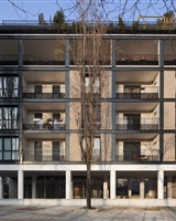vue principale de l'angle sud-ouest