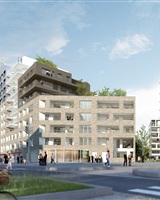 Vue depuis l’avenue de la République