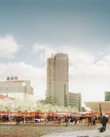 Vue place du marché
