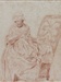 Jean Antoine WATTEAU (1684 1721 ) La ravaudeuse, étude pour « L?occupation selon l?âge », vers 1715  Sanguine 22 x 17,8 cm Au verso de l?encadrement, étiquette de la vente Schwiter et étiquette de la vente Cronier Provenance : Ancienne collection du baron Louis-Auguste de Schwiter (1805 ? 1889), son cachet en bas à gauche (L. 1768) ; sa vente, Paris, Hôtel Drouot, les 20 et 21 avril 1883, n°160 Ancienne collection Cronier, sa vente, Paris, galerie Georges Petit, 4 ? 5 décembre 1905, n° 46 (2 600 francs à Panhard)  Estimation : 40 000/60 000 euros