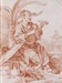 François BOUCHER (Paris 1703 – 1770)  Le magicien chinois Sanguine 19 x 13 cm Petites taches et petites pliures Provenance : Vente Hôtel Drouot, Paris, 25 mai 1928, lot n°15 Estimation : 15 000/18 000 €