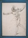 Etude de figure casquée tenant une épée Pierre noire et sanguine sur papier crème  39,5 x 29 cm Mis au carreau à la pierre noire Collé en plein sur un montage ancien. Quelques rousseurs Etude préparatoire pour la figure d’Achille dans le tableau Achille poursuivant les Troyens dans les eaux du Scamandre exécuté en 1737 et conservé au Musée de l’Ermitage à Saint-Pétersbourg. Est : 8.000/10.000 €