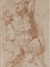 Pierre-Paul RUBENS (1577-1640). Le sommeil de Pan, d?après un marbre attribué à Montorsoli. Sanguine et rehauts de craie blanche sur papier beige. 43 x 26,5 cm. Vendu 350 000 euros au marteau 