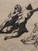 Théodore GERICAULT (Rouen 1791 – Paris 1824)  Etude pour deux groupes de naufragés du Radeau de la Méduse, 1818 Plume et encre brune, lavis brun, crayon noir 20 x 27 cm Annoté au crayon noir dans le bas : « croquis de Géricault pour la méduse ». Estimation : 40 000 / 60 000 euros