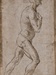 Baccio DELLA PORTA dit Fra BARTOLOMMEO (Florence 1472 – 1517) Etude d’homme nu marchant vers la droite Plume et encre brune  22,7 x 13 cm Vendu 85 000 €