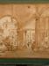 Francesco GUARDI (1712 ? 1793). Caprice architectural vénitien. Plume et encre brune, lavis brun. 18 x 26,5 cm. Bibliographie  A.Morassi, Guardi I disegni, Alfieri-Electa, Venezia, 1984, cat.547 p.173, fig.541 repr. pl. XXII. vendu 195 000 euros