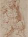 Pierre-Paul RUBENS (1577-1640). Le sommeil de Pan, d?après un marbre attribué à Montorsoli. Sanguine et rehauts de craie blanche sur papier beige. 43 x 26,5 cm. Vendu 350 000 euros au marteau 