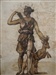 Théodore GERICAULT (1791-1824). Recto : Diane chasseresse. Verso : Etude de chevaux. crayon noir, plume et encre brune, lavis brun. 28 x 21 cm. Provenance : collection Coutan-Hauguet, son cachet en bas à gauche (Lugt n°464). Est : 20.000/25.000 euros