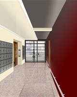 perspective vue du hall