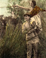 Gaston Norès et Mary Harald dans TAO (Archives Personnelles)