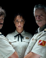 Yann Verriet, dans le rôle de l&acute;inspecteur Martinet ; Marion Morel, dans le rôle de Norah ; Joël Villy, dans le rôle du chef brigadier Didier (Jérémy Strohm)