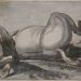 Jan Van HUCHTENBURGH (1647-1733) - Chevaux à terre - Plume et encre brune, lavis gris sur esquisse au crayon - 21x34,5cm - En relation avec la gravure d'après Van der Meulen (Bartsch 7 p.260) - Prix: 3.500 Euros<br />