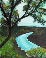 Isa - "Paysage fluvial" (© Isarielle)
