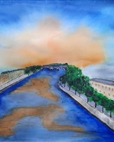 Isa - "Paysage parisien #5" (© Isarielle)