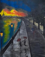 Isa - "Paysage parisien #15" (© Isarielle)