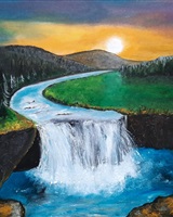 Isa - "La cascade" (© Isarielle)