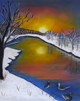 Isa - "Three little ducks at dusk" (&copy; Isarielle)