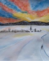 Isa - "Le pèlerin sur le chemin" (&copy; Isarielle)