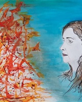 Isa - "Femme pensive et triste" (&copy; Isarielle)