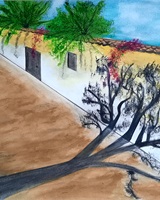 Isa - "La ruelle ensoleillée" (&copy; Isarielle)