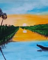Isa - "In the Everglades at sunrise" (&copy; Isarielle)