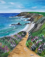 Isa - "Chemin fleuri vers la plage" (&copy; Isarielle)