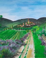 Isa - "Campagne provençale" (&copy; Isarielle)