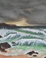 Isa - "Tempête sur le littoral" (&copy; Isarielle)