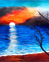 Isa - "Le témoin du crépuscule ardent" (&copy; Isarielle)