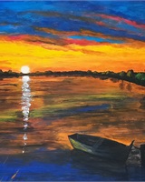 Isa - "Colorful sunset over the lake" (&copy; Isarielle)