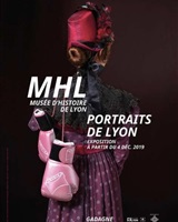 Affiche exposition "Portraits de Lyon"_Musée Histoire de Lyon_Campagne de communication dans les médias et la ville 